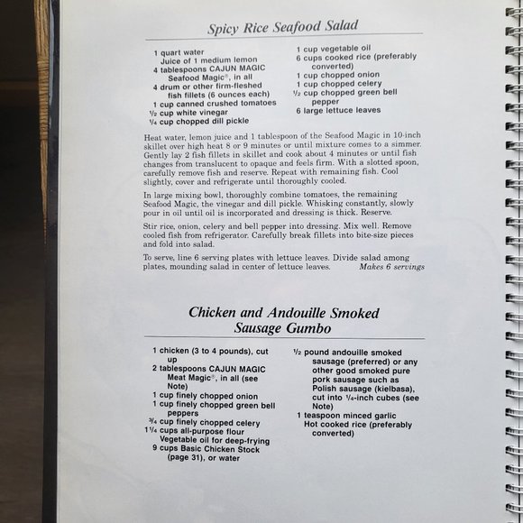 Vintage Louisiana Cajun Magic Cookbook - Picture 9 of 14